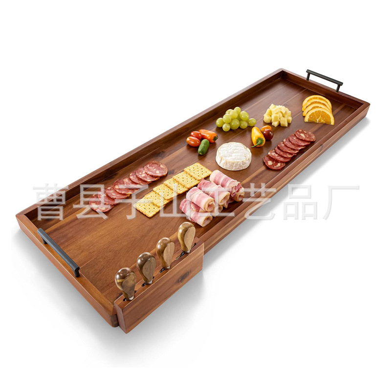 bandeja de madera de gran capacidad sofá de dormitorio bandeja perezosa multifuncional de escritorio miscelánea bandeja de almacenamiento de llaves de jarrón