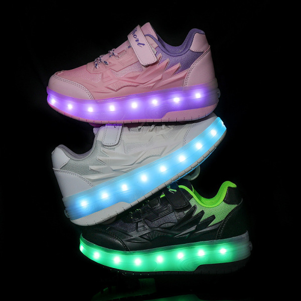 dual wheel children's comfortable footwear for adults