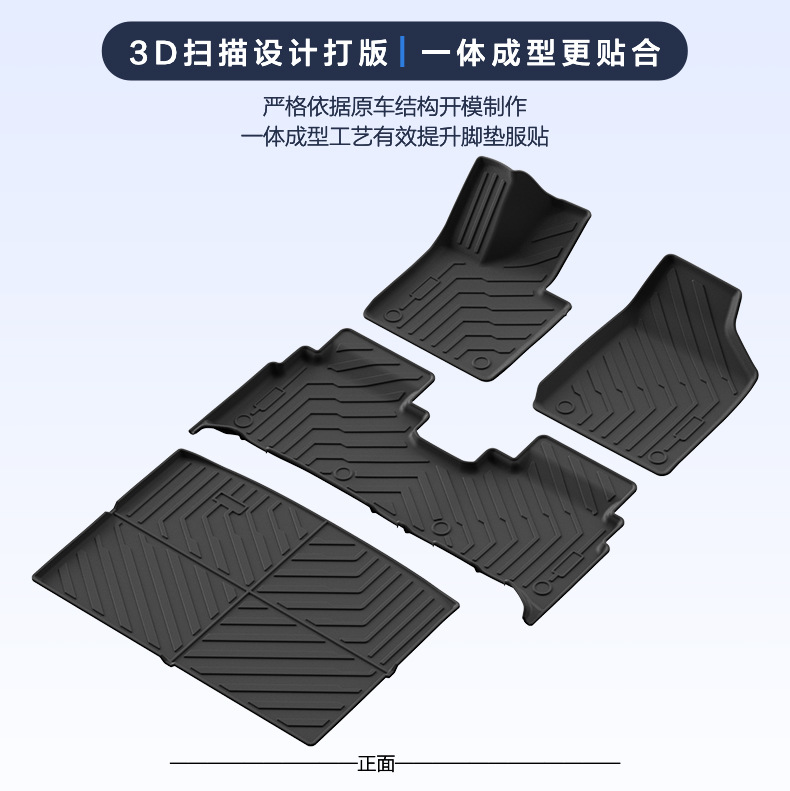 Suitable for 24-25 Models of Chery Icar 03/Fengyun X3/X3L, Environmentally Friendly Tpe Car Floor Mats and Trunk Mats