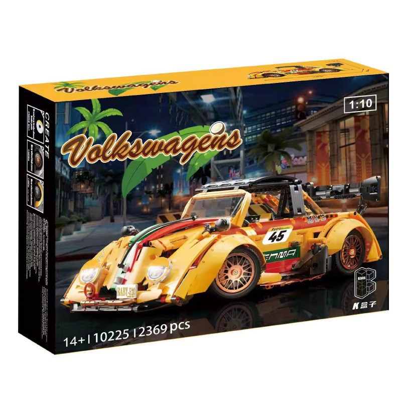 Bloques de construcción de la serie de autos deportivos K Box 10211-10510 para adultos, bloques de construcción de juguete para ensamblar piezas tecnológicas de alta dificultad.