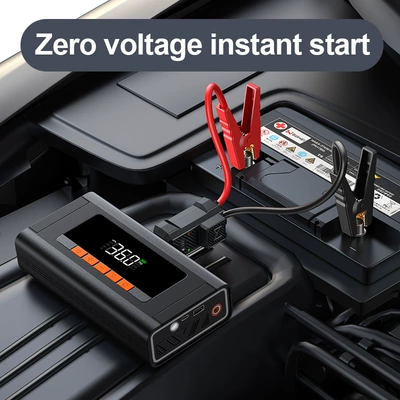 [N10] Cross-Border Car Emergency Starting Power Supply and Air Pump All-In-One Jump Starter, Multifunctional Portable Battery Booster