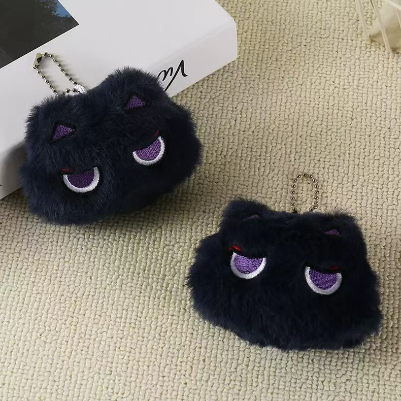 큰 눈의 파란 고양이