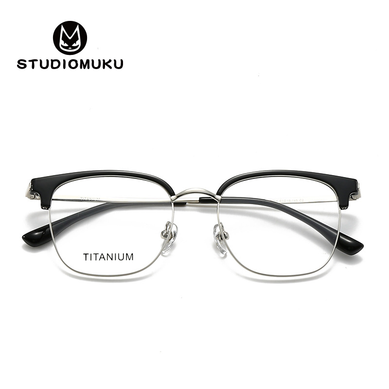 Gafas de madera STUDIOMUKU Un par de monturas y monturas de gafas que pueden modificar las imágenes literarias de hombres y mujeres en la forma de la cara