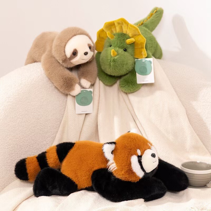 Cute Cross-Border Plush Toys of Pandas, Raccoons, Koalas, and Sloths as Gifts for Children's Comfort