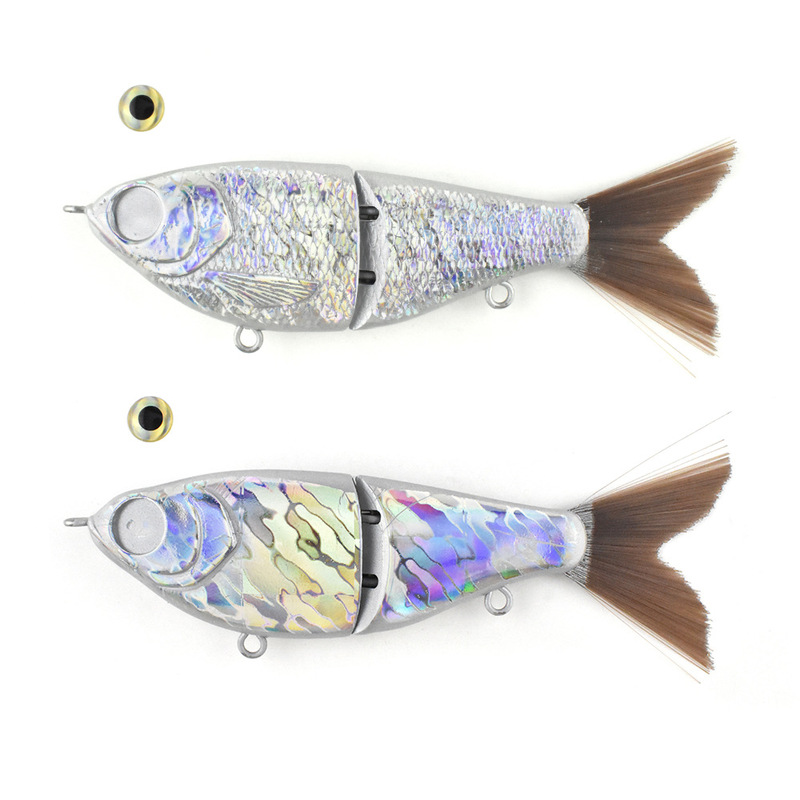 120mm/16.1g multi-section bait bronzing body DIY color Luya bait hard bait bionic bait ABS sea fishing multi-section 120mm/16.1g multi-section bait bronzing body DIY color Luya bait hard bait bionic bait ABS sea fishing multi-section