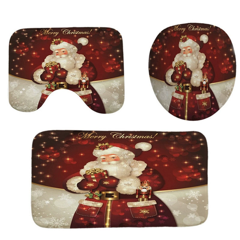 Рождественская серия Туалет перед ванной ванной