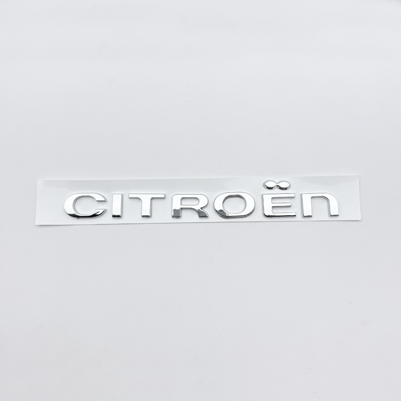 Suitable for Citroen C4 C5 Sega Ds5 Ls Ds6 Original Rear Car Logo Citroen English Logo Letter Sticker