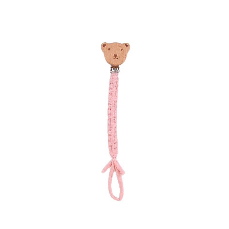 Productos para bebés beech osos chupeta clips para bebés pacificador chupeta de goma de diente para evitar la caída de la cuerda