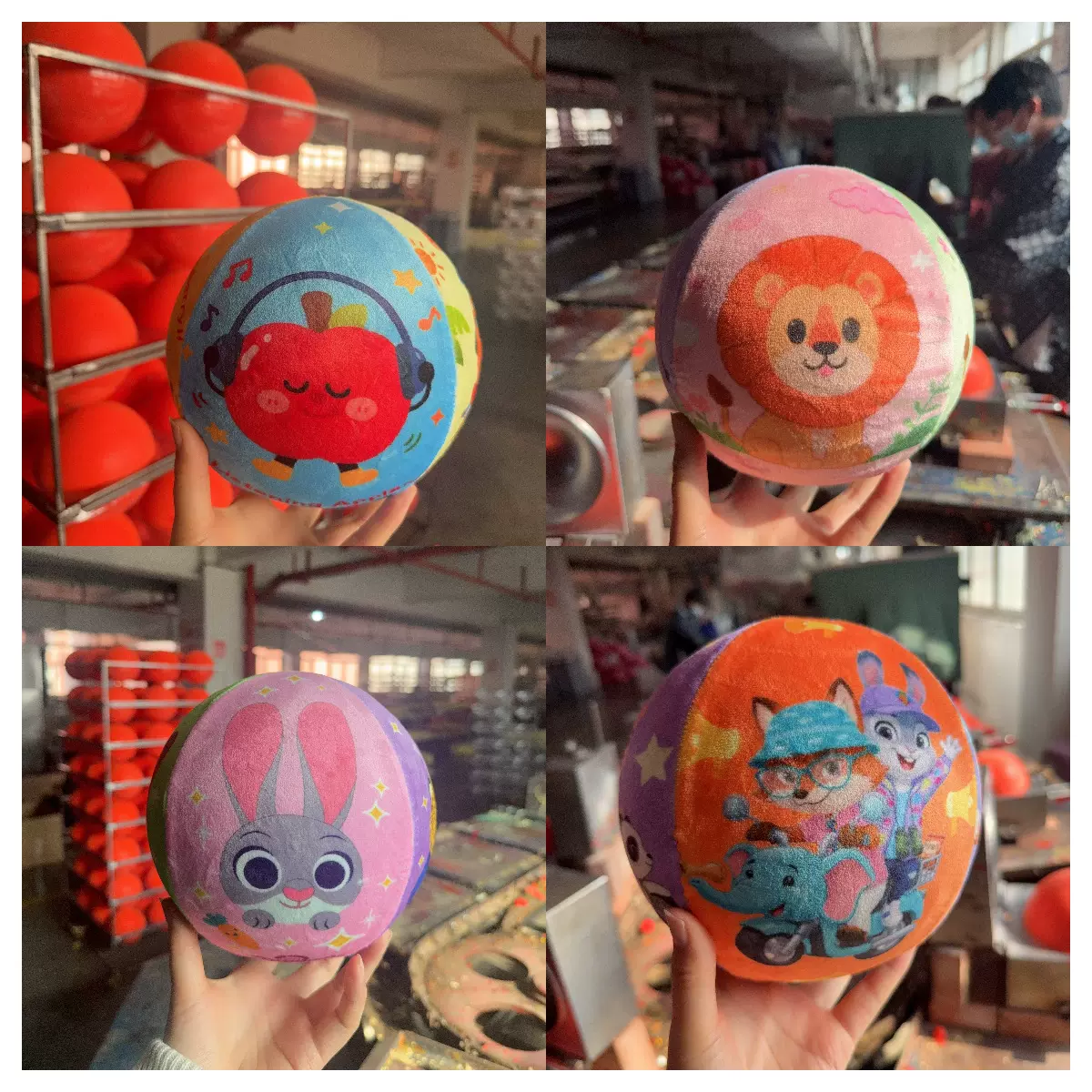 静音球PU新款篮球家用室内幼儿无声拍拍球儿童球类弹力球玩具批发