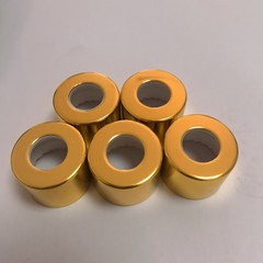 工場直送スポット 20 歯アルマイトカバーガラススポイトカバーエッセンシャルオイルカバー金属密封漏れ防止