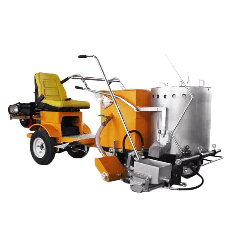 Máquina de marcado de fusión en caliente de empuje manual línea de marcado de pavimento municipal marca de vehículo línea de pavimento de carretera máquina de pulverización