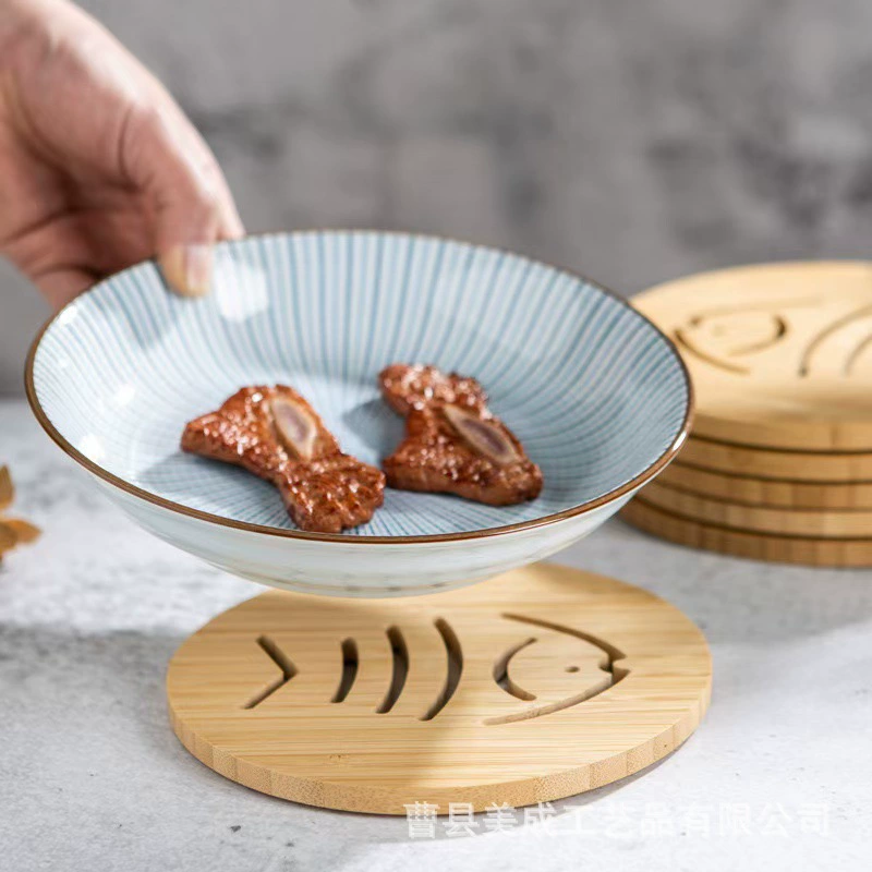 Новый китайский стиль теплоизоляционный коврик для домашней чаши подушка для посуды для ресторана креативные столовые коврики для запеканки