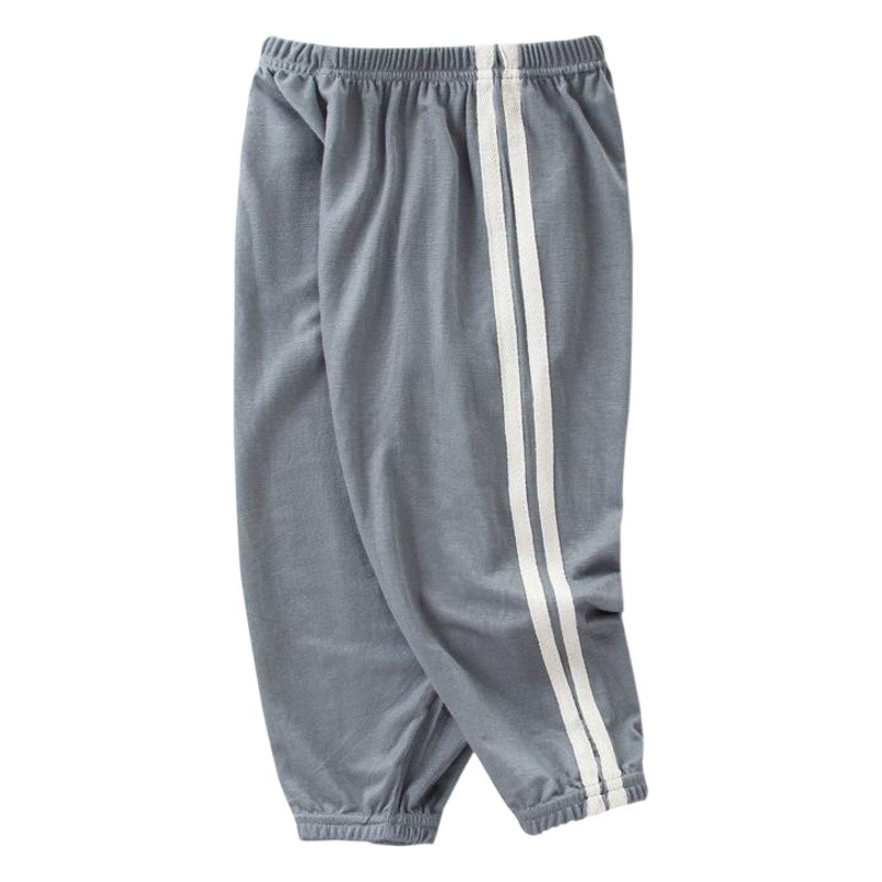 Детские Антимоскитные штаны Весенняя одежда Лето-осенняя верхняя одежда Детские спортивные повседневные штаны для мальчиков и девочек Груз из тонкого ледяного шелка