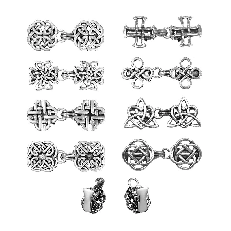 Европейские и американские трансграничные пряжки для шелковых полотенец ретро полые джемперы для свитеров женские кардиганы рубашки воротники