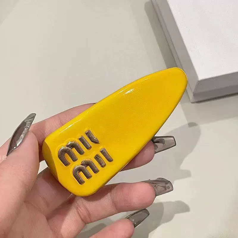 Miumiu, модная заколка для волос, универсальные шпильки, шпилька