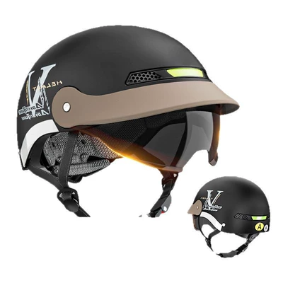 anti-collision breathable half helmet hat | Motosiklet kaskı (dəbilqə)
