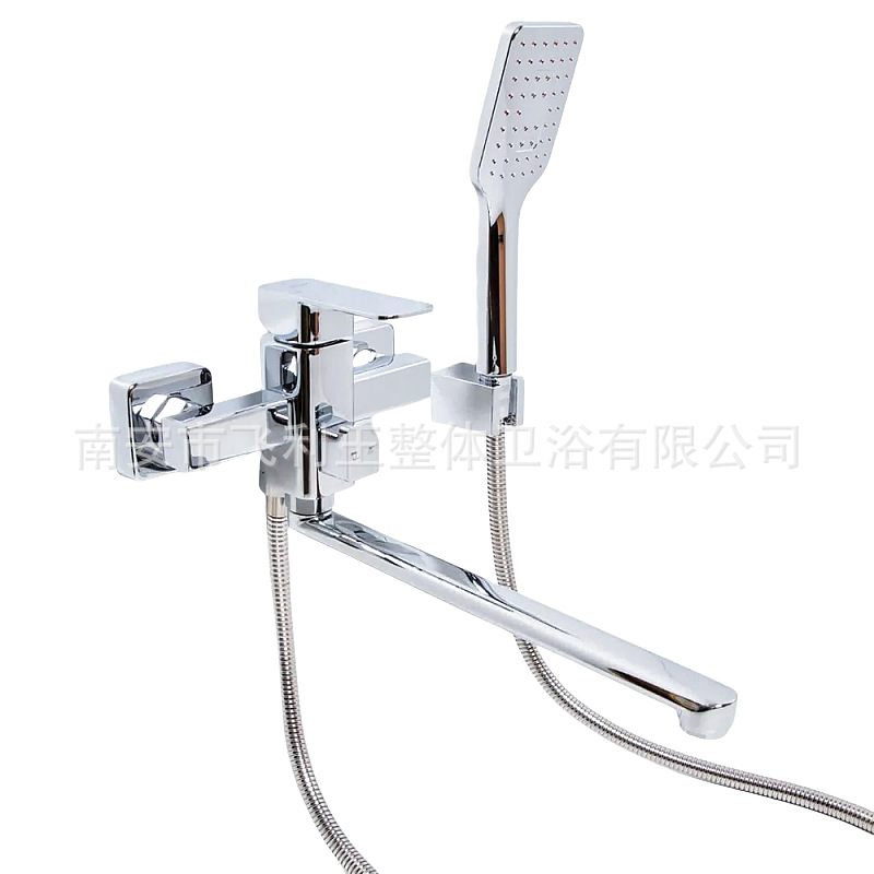 Square wall-mounted hot and cold bathtubs, bathroom shower heads, shower sets, extended pipe faucets for export to Russia and Central Asia undefined
