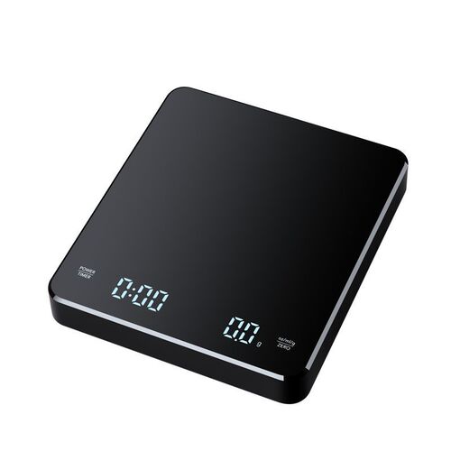 Hand brewed coffee scale, automatic timing electronic scale, mini electronic scale, kitchen baking rechargeable convenience scale