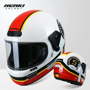 Nenki Retro Fiberglass Cruiser Motorcycle Full Helmet
