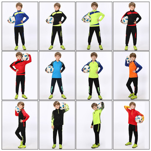 Autumn and winter football training clothes autumn suit team uniform jersey children boys student sports winter long-sleeved suit