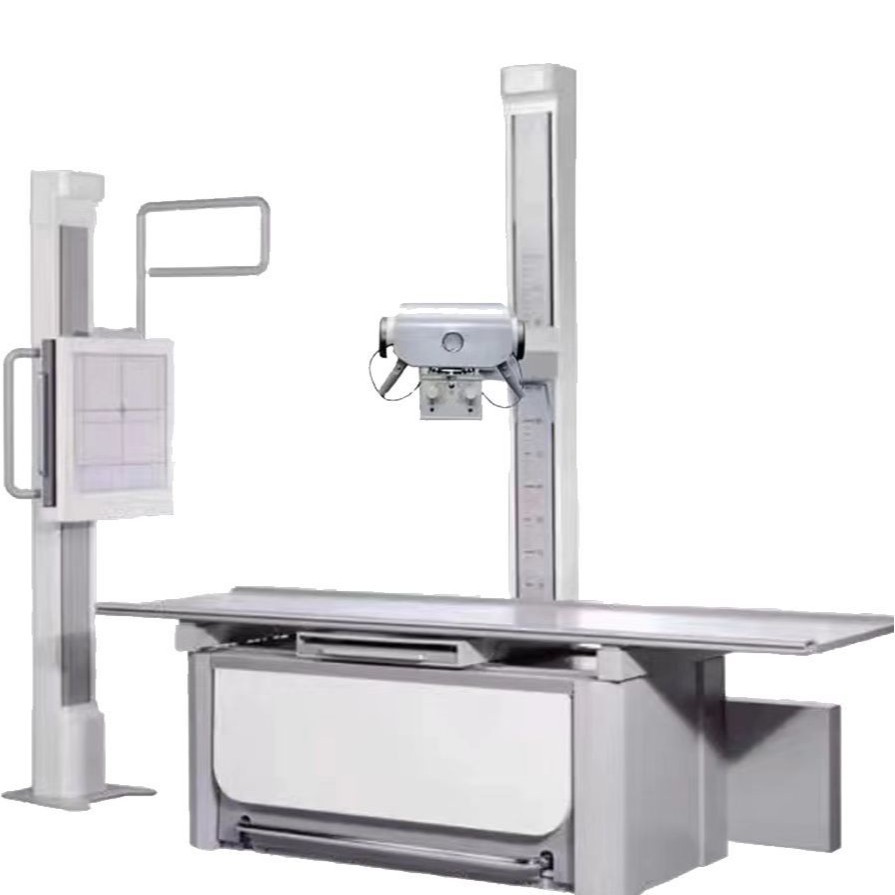Radiografía digital de rayos X con columna de cama plana DR - 50R1