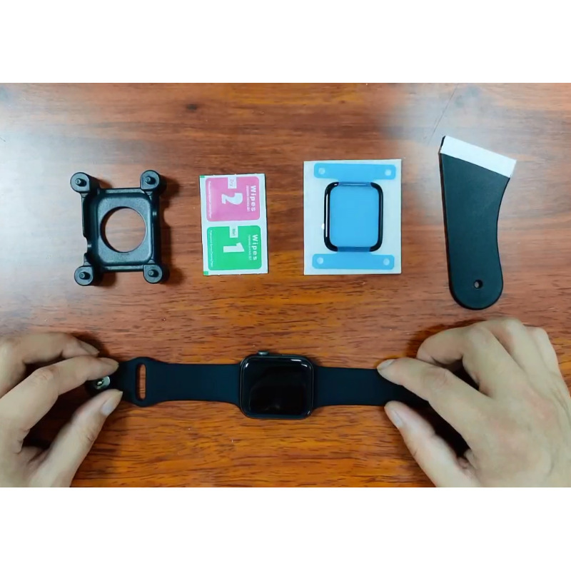 Suitable for Apple Watch 45MM film Series 8 positioning artifact full screen film 41MM curved ceramic film