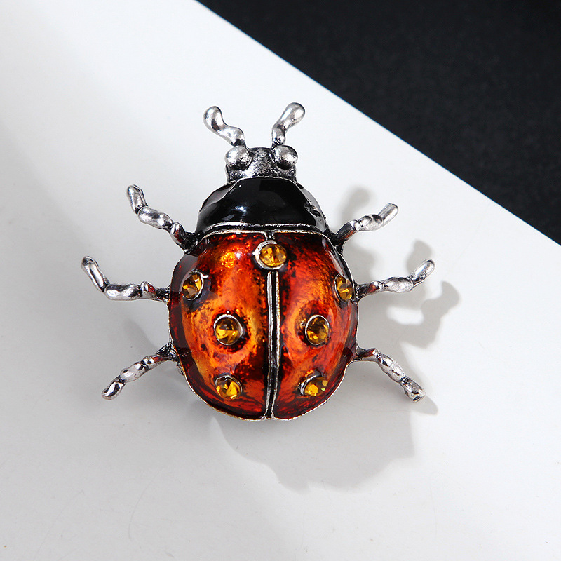 smalto sette stelle coccinella spilla abito femminile spilla moda temperamento colletto cardigan fibbia retro corpetto accessori_voghion.com