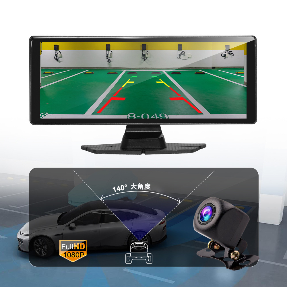 Carplay Dash Cam 4K Front and Rear Dual Recording WiFi Navigation