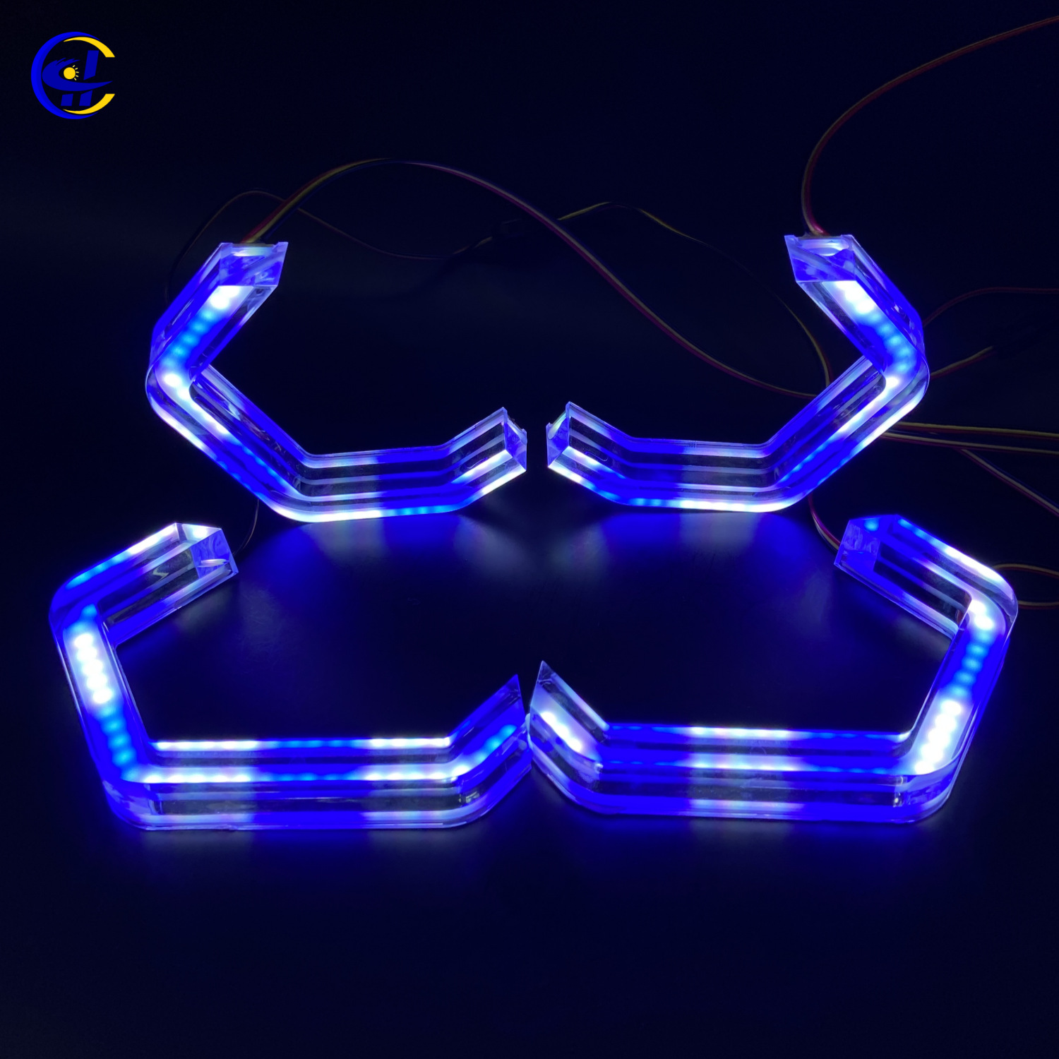 Streamer Rgbw Aperture Daytime Running Light Crystal Angel Eye Suitable for Bm.W M3 M4 E90 E92 F3