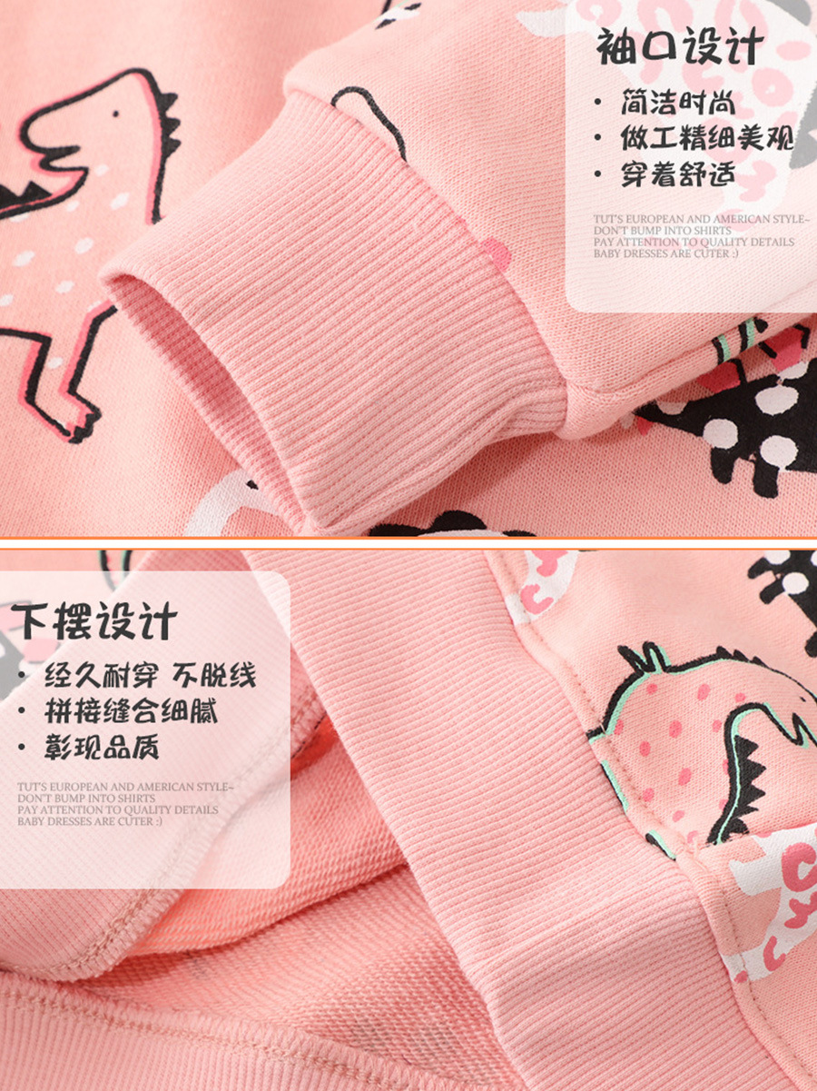 Children's Clothing Spring, Autumn and Winter Wholesale 2025 New Products European and American Kidsren's Pullover Sweatshirts Thickeneded Girls One Piece Drop Shipping