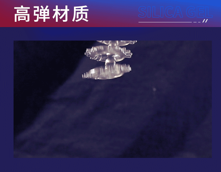 Dragon Bone Non-Vibrating Cock Ring, Soft Silicone Delay Ring for Men — detail image 5