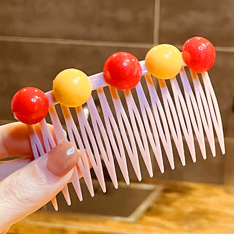 2022 nuevo estilo pelo roto artefacto peine para el cabello niños niña insertar peine accesorios para el cabello flequillos de niña acabado tocado de horquilla de verano