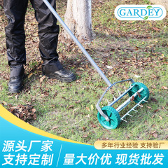 芝生曝気器手動芝生松土器芝生芝刈り機Lawn aeator