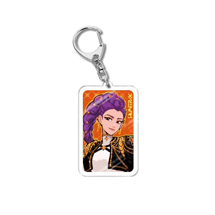 Kpop Demon Hunters Caza de Brujas Acrílico Colgante de llaveros Joyas Creativas Regalos