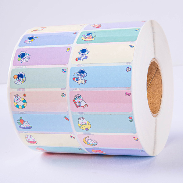 Waterproof children's name sticker for students