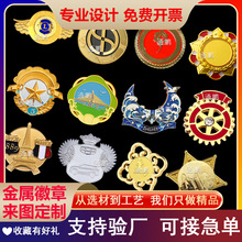 金属徽章定制烤漆仿珐琅校徽司徽企徽毕业纪念文创胸针团徽周年庆