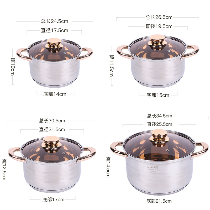 Nuevo conjunto transfronterizo de seis piezas de paneles de cocina casera paneles antiadherentes regalo de reunión anual al por mayor caja de regalo de cocina de cocina