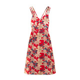 胖妹妹法式碎花吊带连衣裙2025夏季新款性感大码女装长裙子63263，女装大码女装，变形策服饰