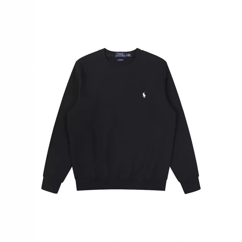 Cross-Border Foreign Trade Ralph Lauren Sweatshirt, Spring and Autumn Style, Round Neck, Thin Style, Small Pony Logo, Polo Long-Sleeve Jacket, Ralph Lauren Sweatshirt