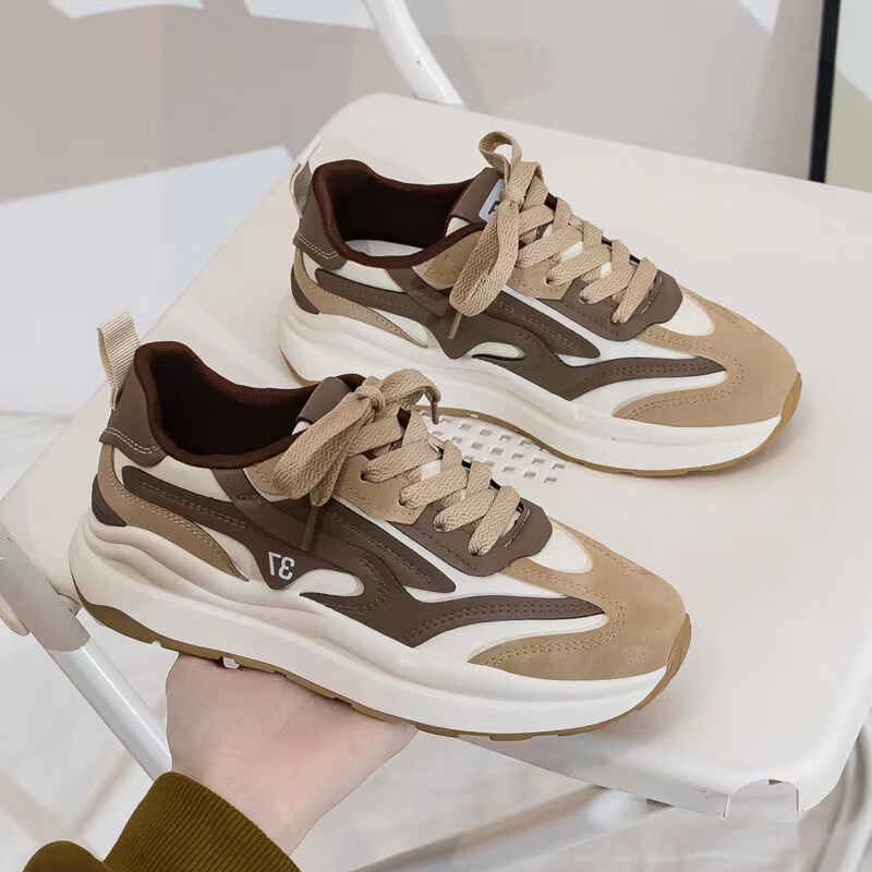 Women's Shoes 2025 New Breathable Mesh Casual Shoes Fashion Trend All-match Thick Bottom Casual sneaker Torre Shoes