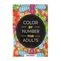 新爆款日记本 Color By Number For Adults 压力缓解创意涂色书