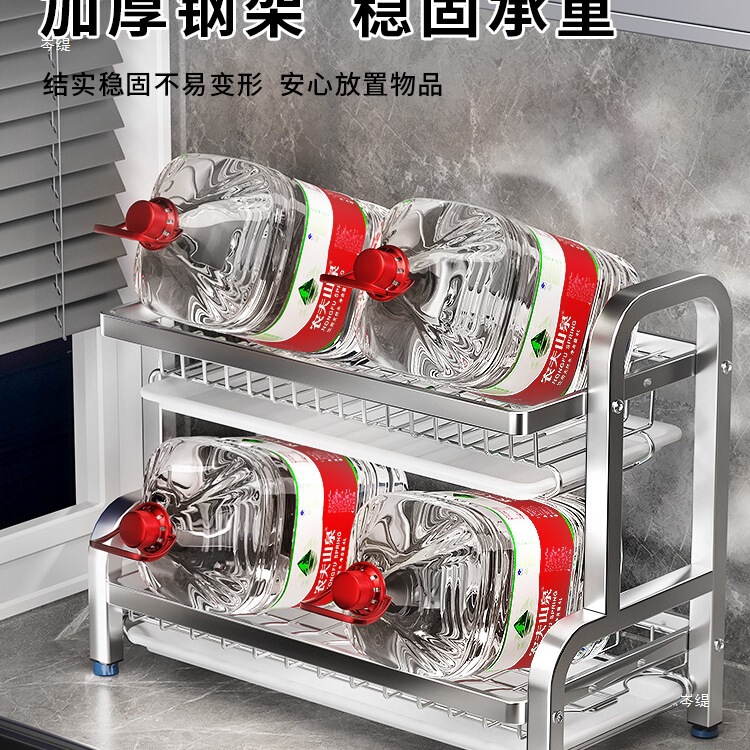 304 ステンレス鋼の食器収納ラック排水食器ラック食器ラックキッチン収納ラック多機能|undefined