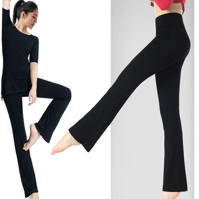yoga Bell-bottoms Yoga Pants trousers Dance pants modal Paige Latin Dance Pants square dance clothing summer