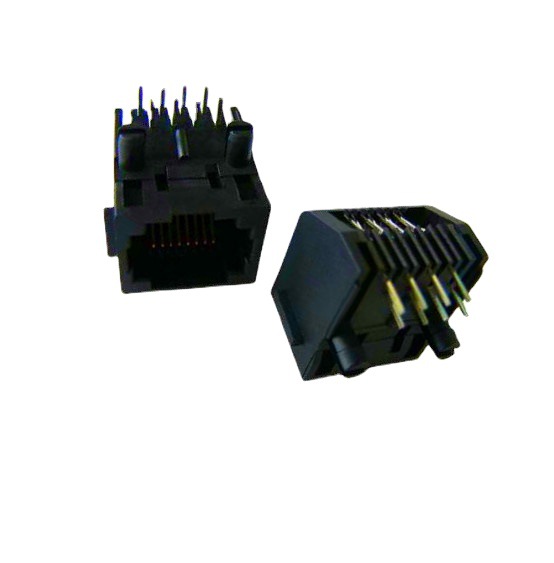 PCB网端插座,网孔PCB电话母座,网孔PCB电话插座 网口RJ45母座
