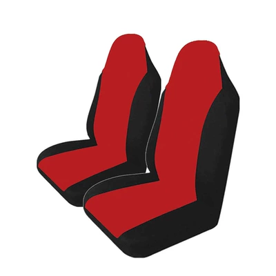Cross-Border Amazon Tk Double-Seat Integrated Car Seat Cover Fabric Universal Seat Cover for All Seasons Elastic Seat Cushion (Universal seat cover) - red-two-seats
