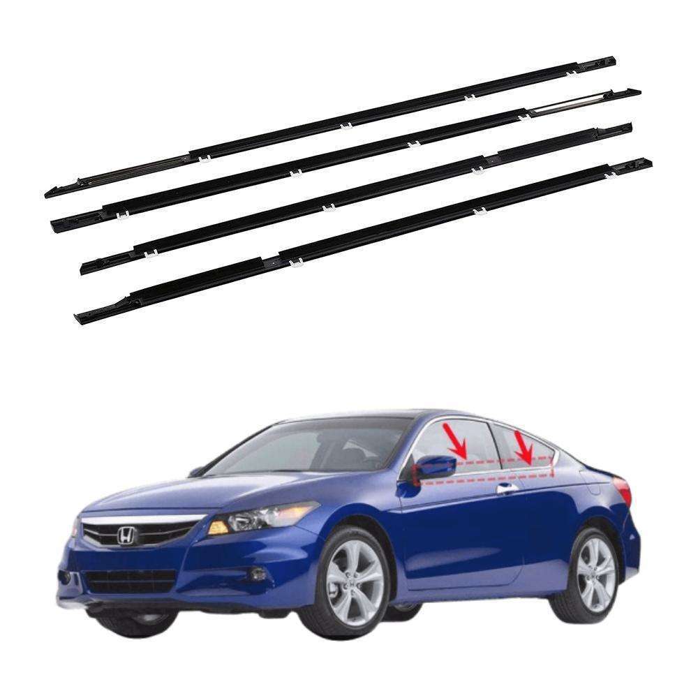 Suitable for Toyota 8-generation Accord 2008-2012 car door glass outer pressure strip window outer water barrier strip