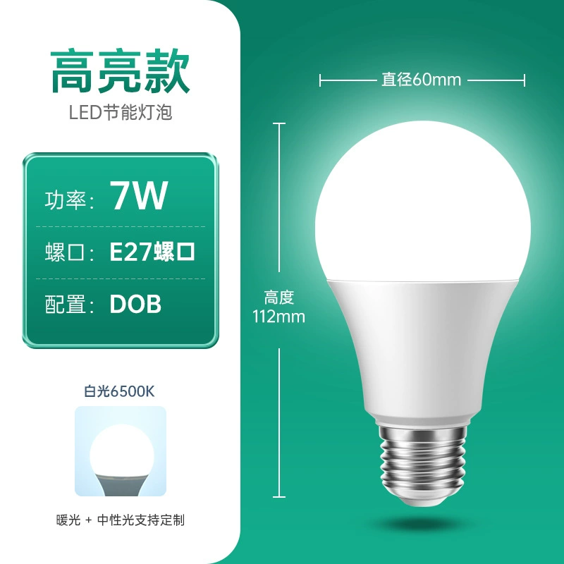 LED bulb, energy-saving lights, with screw socket