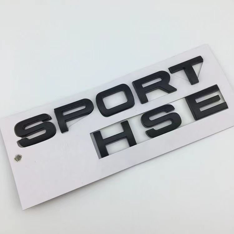 Suitable for Land Rover Range Rover Sport, Discovery Sport, and HSE models; car emblem modification, lettering for the rear trunk
