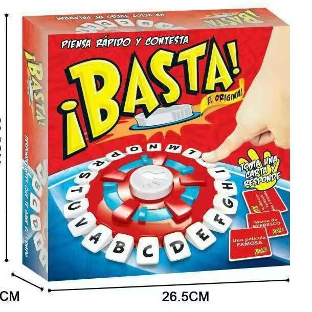 Cross-border multilingual alphabet board game, ASB material, educational and interactive board game for children, direct from the manufacturer