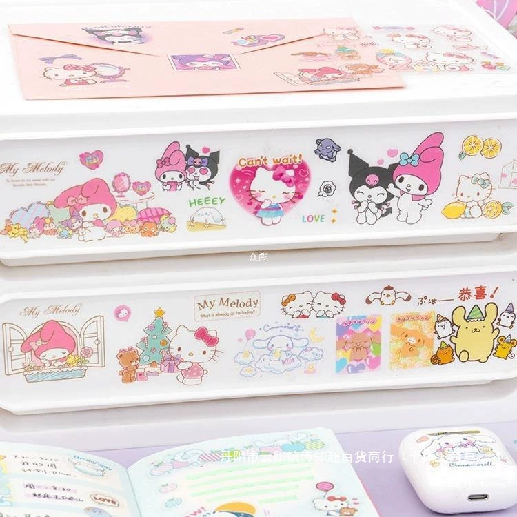 Sanrio, наклейка, игрушка, детские стикеры, подарочная коробка, 0 штук